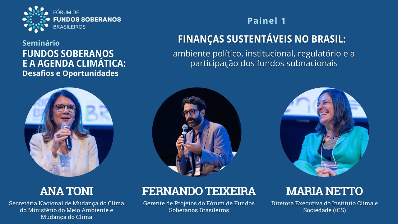 Finanças Sustentáveis no Brasil: ambiente político, institucional, regulatório e fundos subnacionais