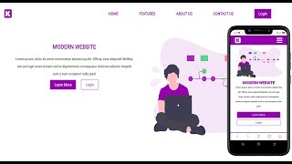 How to build a responsive website with HTML CSS and JAVASCRIPT no bootstrap