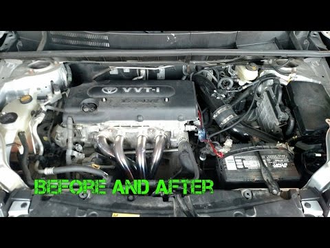 Before and After Installing a Cold Air Intake