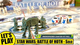 Let's Play Solo STAR WARS BATTLE OF HOTH Mission 2  |  Dale the Casual Gamer