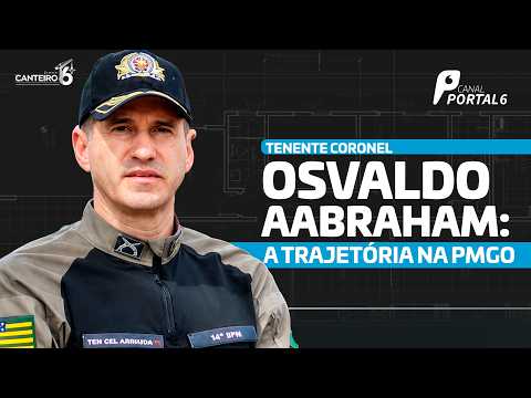 TENENTE-CORONEL OSVALDO ABRAHAM, COMANDANTE DO 54º BPM, NO CANTEIRO 6