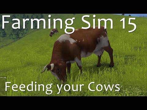 Farming Simulator 15 - How to feed your cows