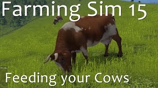 Farming Simulator 15 - How to feed your cows