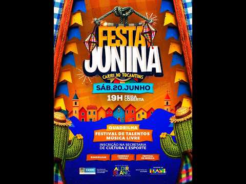FESTA JUNINA CARIRI DO TOCANTINS- ALDIR BLANC