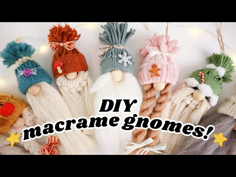 DIY Macrame Christmas Wreath Easy Christmas Ornament Pattern