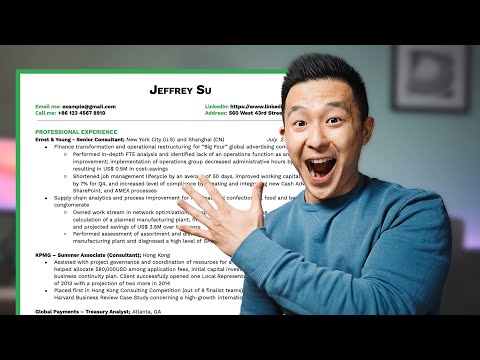 YouTube video about Crafting an Exceptional Resume for Project Management Roles