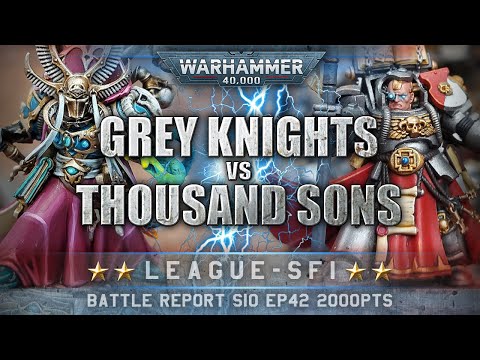 Grey Knights vs Thousand Sons Warhammer 40K Battle Report 9th Ed 2000pts S10EP42 DISINTEGRATION!