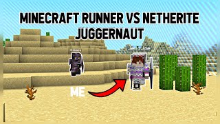 Minecraft Runner vs Netherite Juggernaut