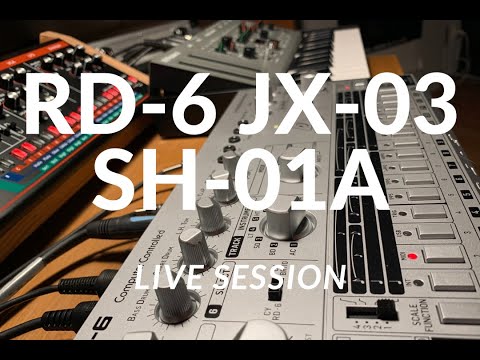 Behringer RD-6 // Roland JX-03 // SH-01A  Minimal Techno Session