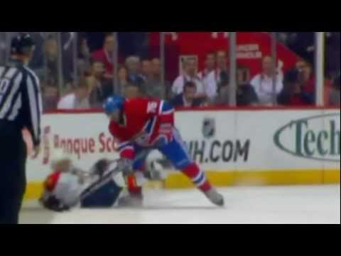 P.K. Subban nails Kris Versteeg