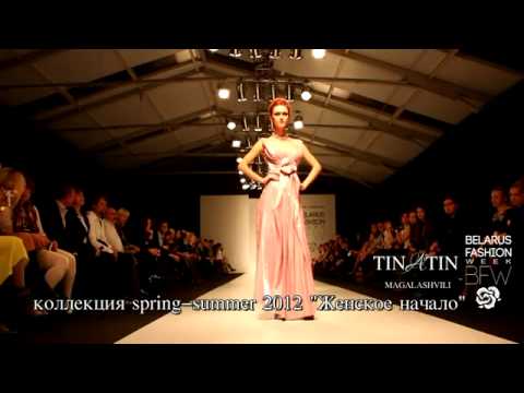 Tinatin magalashvili in Belarus Fashion Week