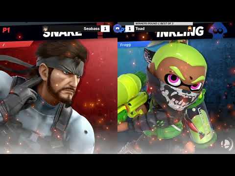 TSL 204 SSBU WR1 SSBU - Seabass (Snake) vs Toad (Inkling)