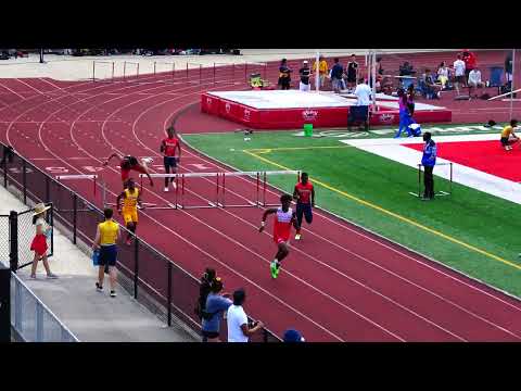Boys 300m Hurdles Finals Section 2 Cardinal Gibbons Last Chance Meet 2022