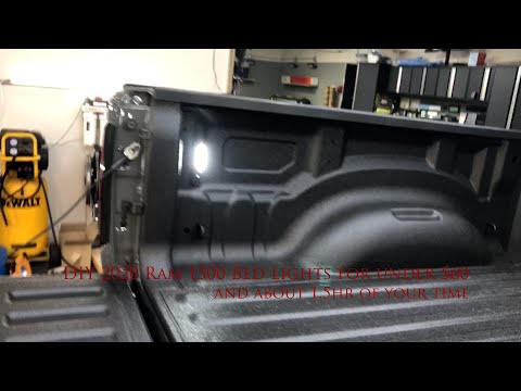 DTLRSHP 105   DIY 2020 Ram 1500 automatic Bed Lights for Under $60 without programming