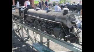 preview picture of video 'Riverside Live Steamers: My visit on April 21, 22, 2012'