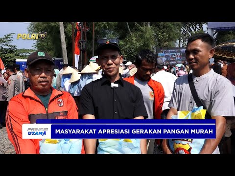 MASYARAKAT APRESIASI GERAKAN PANGAN MURAH DAN BAKTI KESEHATAN POLRI