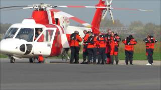 preview picture of video 'D-Hulk Sikorsky S-76 in Eme Emden Tanken und Passagierwechsel'