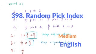 YouTube video 'LeetCode 398. Random Pick Index Explanation and Solution'