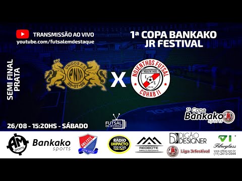 1ª COPA BANKAKO/JR FESTIVAIS - UNIDOS FS X NOJENTHOS FUTSAL - PRATA #futsalemdestaque