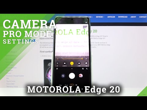 How to Use Camera Pro Mode on MOTOROLA Edge 20 - Advanced Camera Mode