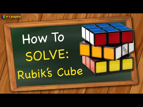 Part of a video titled How to Solve a Rubik's Cube | Easy Beginner's tutorial | Layered Method