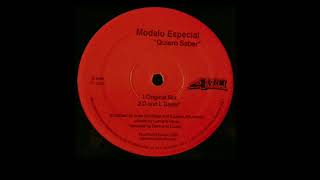 Modelo Especial | Quiero Saber (Original Mix)