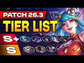 NEW TIER LIST For League Of Legends Patch 26 03 Season 2026