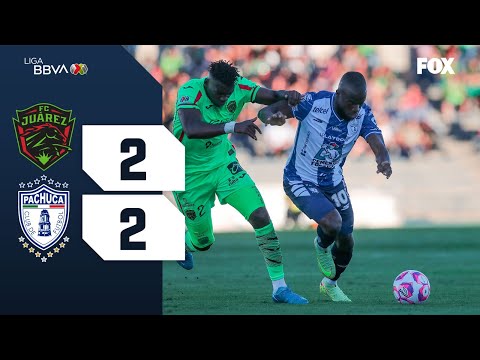 FC JUÁREZ 2-2 PACHUCA | RESUMEN | LIGA MX | APERTURA 2025 | JORNADA 13