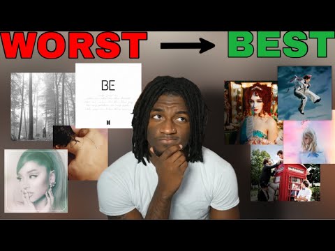 ranking EVERY album i reacted to in 2025 from WORST to BEST...