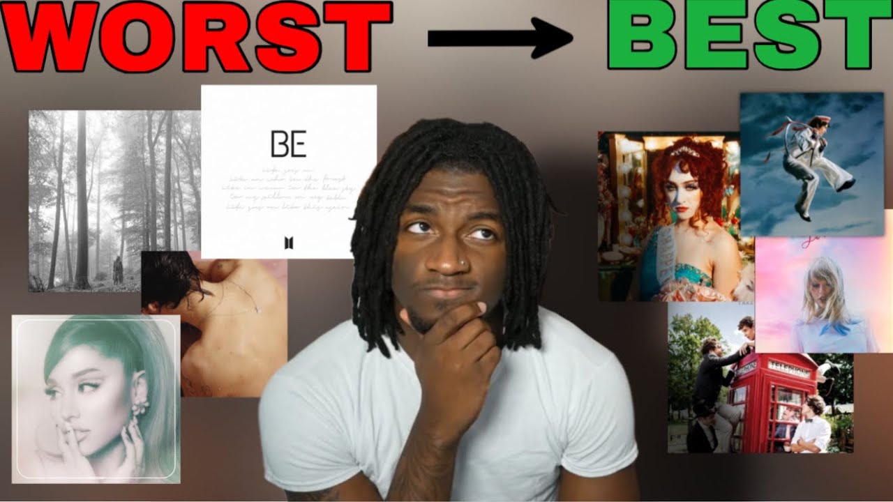 ranking EVERY album i reacted to in 2025 from WORST to BEST...