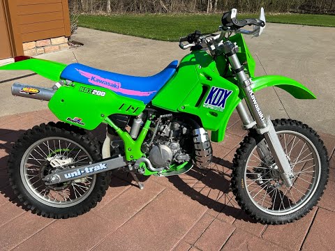 KDX 200 Full Restore 2023 Riding video