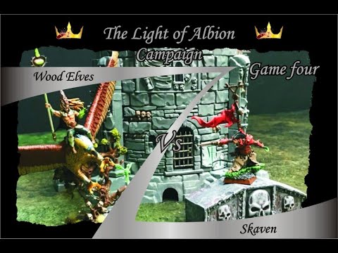 The Light of Albion Campaign - Game 4 - Wood Elves Vs Skaven