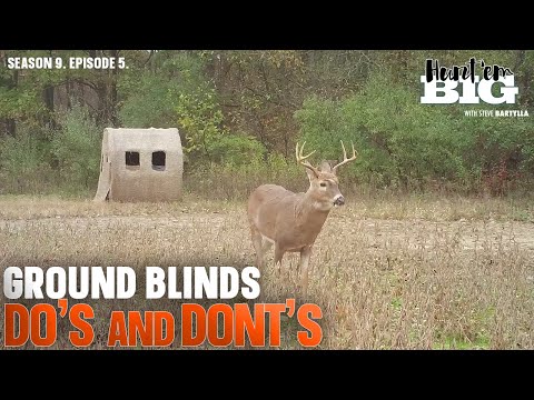 Top Tips for Deer Hunting Out of a Ground Blind
