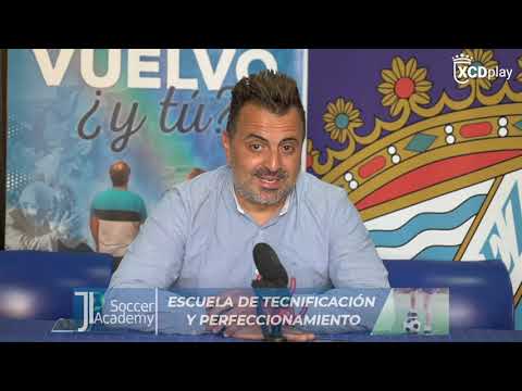 Rueda de prensa de Joaquín Poveda previa al partido contra el Atlético Antoniano