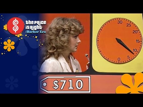 Funny Contestant Beats CLOCK GAME With Seconds to Spare! - The Price Is Right 1984