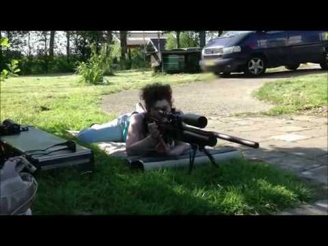 Fx Royale 500 Elite pcp air rifle / airgun at 100 meter / 109 yard