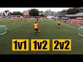 1v1 - 1v2 - 2v2 | Football - Soccer Exercises | U11 - U12 - U13 - U14 - U15