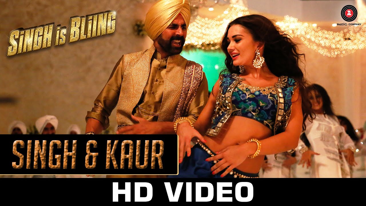 Singh and Kaur Lyrics  | Singh is Bling | Akshay Kumar, Amy Jackson | Ritu Pathak, Nikhil D’Souza | Manj Musik, Nindy Kaur, Raftaar