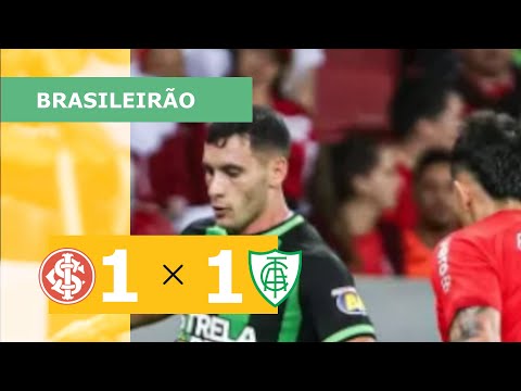 INTERNACIONAL 1 X 1 AMÉRICA-MG - CAMPEONATO BRASILEIRO 2023; VEJA OS GOLS
