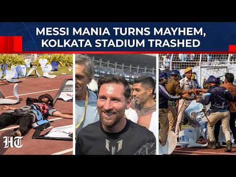 Messi Fever Boils Over On Cam: Kolkata Stadium Ransacked Amid Cries of Deception and Mismanagement