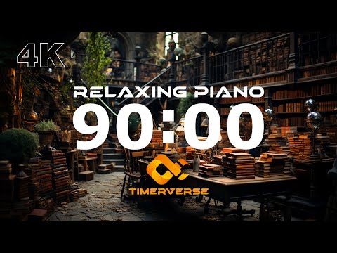 90 Minute Relaxing Piano Music Timer with Alarm ⏰ | #pianomusic #timerelaxing #relaxpianomusic