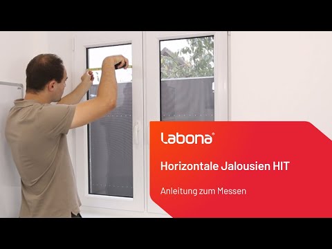 	Videoanweisungen für Messung - Horizontaljalousien HIT