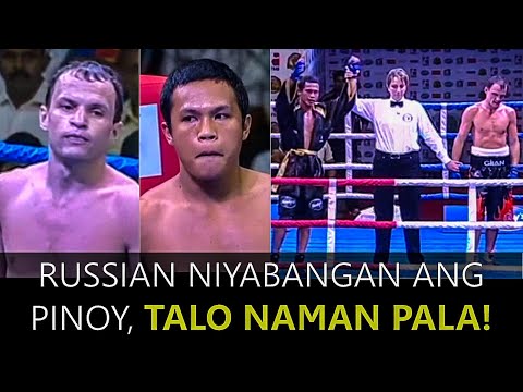 Russian Boxer No. 4 in the World | Niyabangan ang Pinoy, Talo naman Pala!
