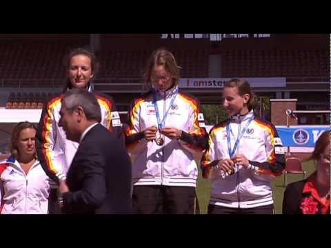 Recurve Women Team Award Ceremony | Amsterdam 2012 European Championships