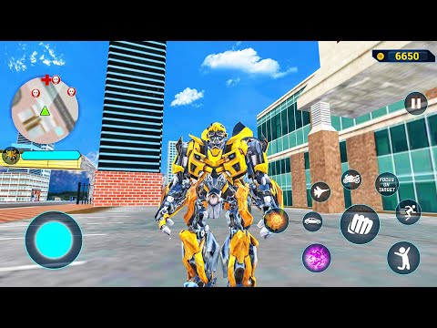 Bumblebee Multiple Transformation Jet Robot Car Game 2020 #2 - Android Gameplay