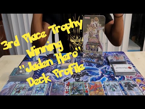Yu-Gi-Oh! OTS Jaden Hero Deck Profile Ft. Tim MF Scott 3rd Place Yugi/Kaiba Trophy Winner Dec 2021