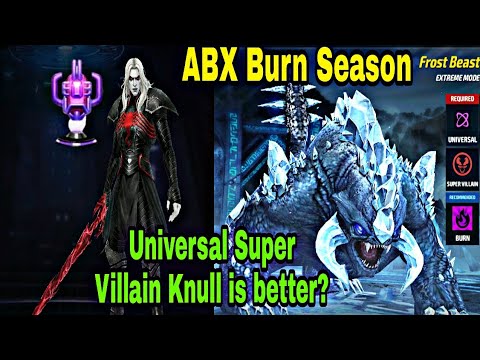 ABX Burn Universal Super Villain | Knull With Rage how much score can do? - Marvel Future Fight