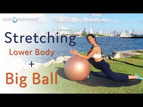 Stretching Exercises with Big Ball