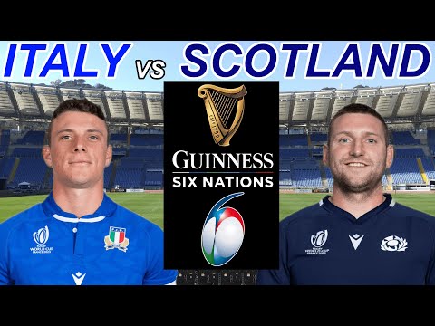 ITALY vs SCOTLAND Six Nations 2026 Live Commentary