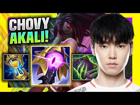 WHEN CHOVY PLAYS AKALI MID! - HLE Chovy Plays Akali Mid vs Irelia! | Season 11